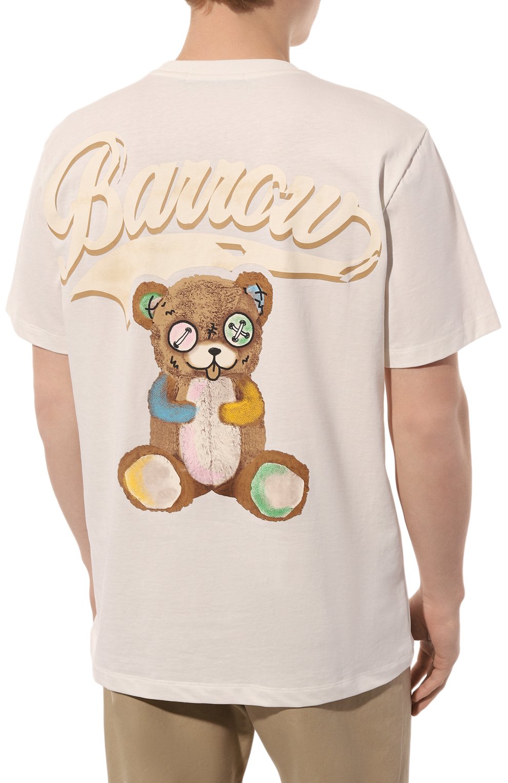 Хлопковая футболка BARROW, арт. F4BWMATH073, фото 4