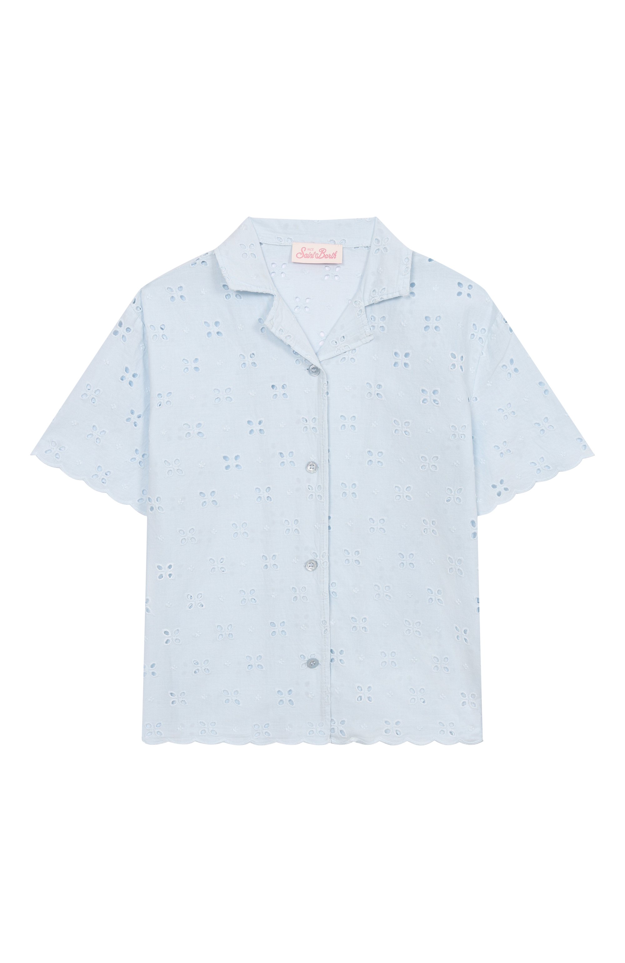 Хлопковая рубашка MC2 SAINT BARTH, арт. STBK EVERLEE/EVL0001, фото 1