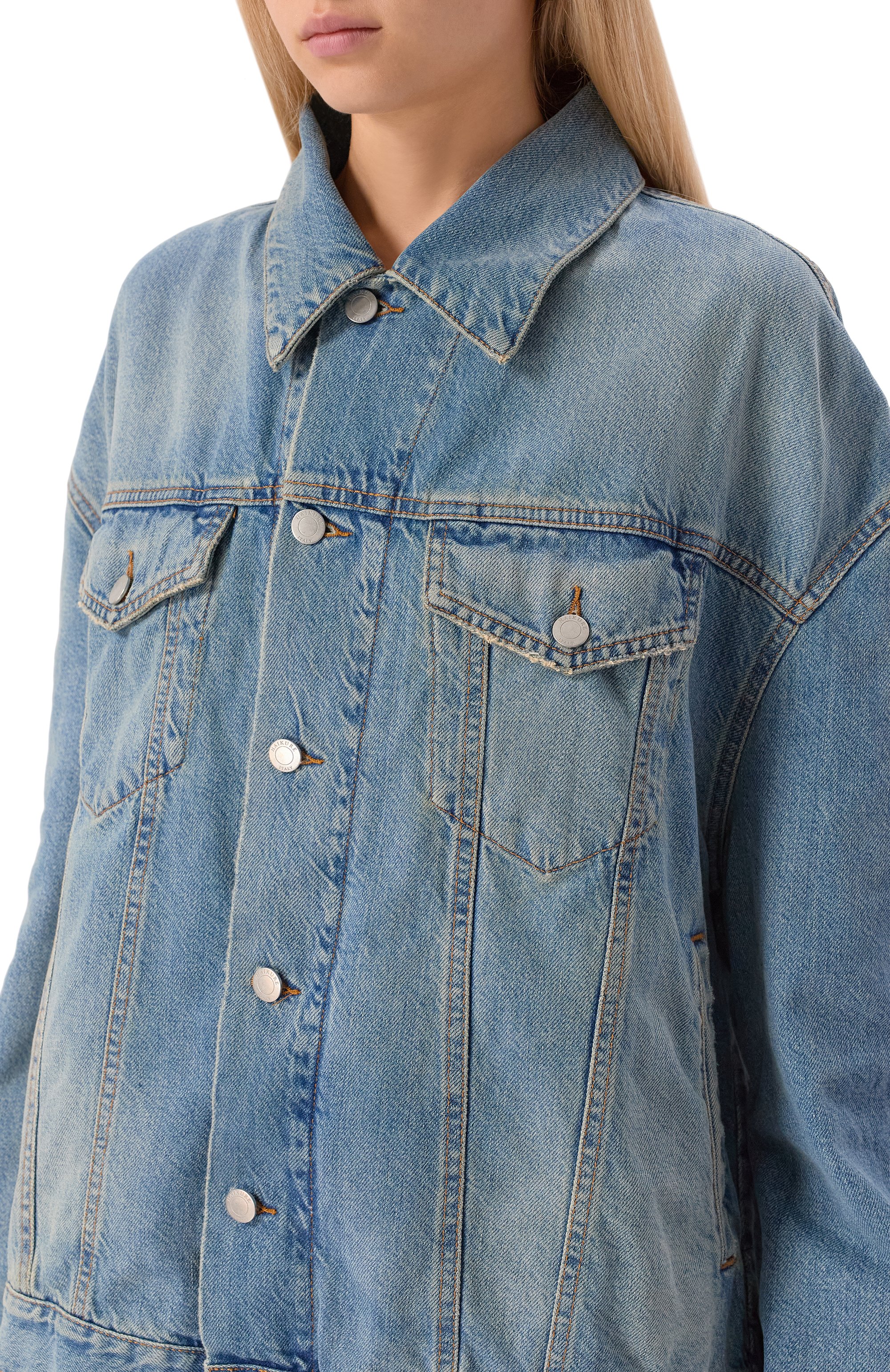 Джинсовая куртка HAIKURE, арт. HEW09118DF144L0876, фото 5