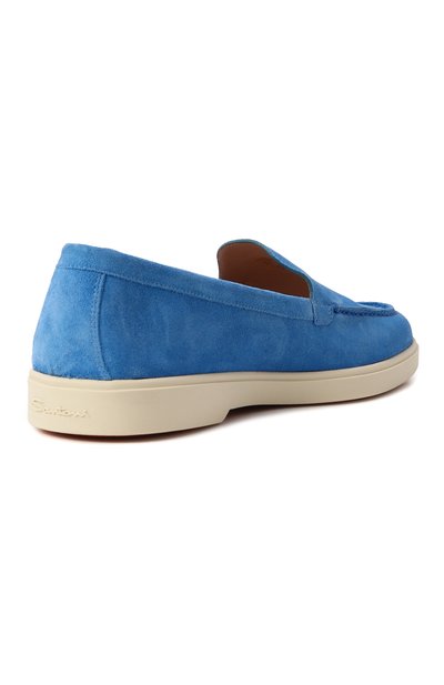 Замшевые лоферы SANTONI, арт. WUYG58856TISNPYL, фото 5