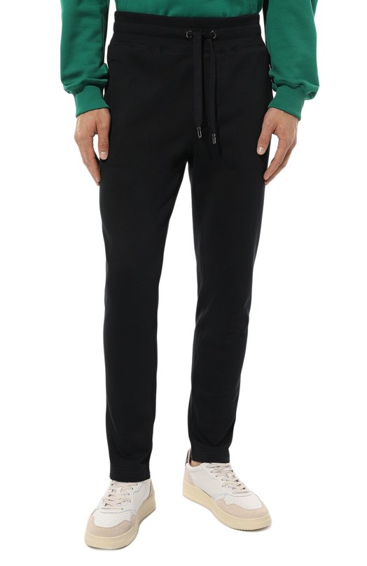 Хлопковые брюки Dolce & Gabbana GZ12AT/GG938 Синий  GZ12AT/GG938 Фото 3