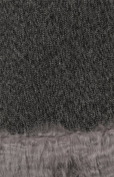 Юбка из хлопка и шерсти MSGM серого цвета по цене 29950 руб., арт. 3742MDD01X/247806, фото 5 Юбка из хлопка и шерсти MSGM, арт. 3742MDD01X/247806, фото 5