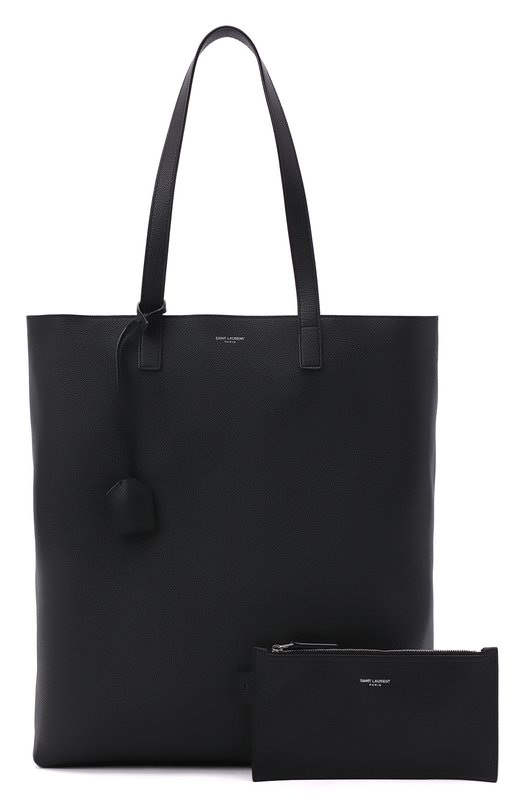 Кожаная сумка-шопер Bold Saint Laurent 676657/B680N Чёрный  676657/B680N Фото 6