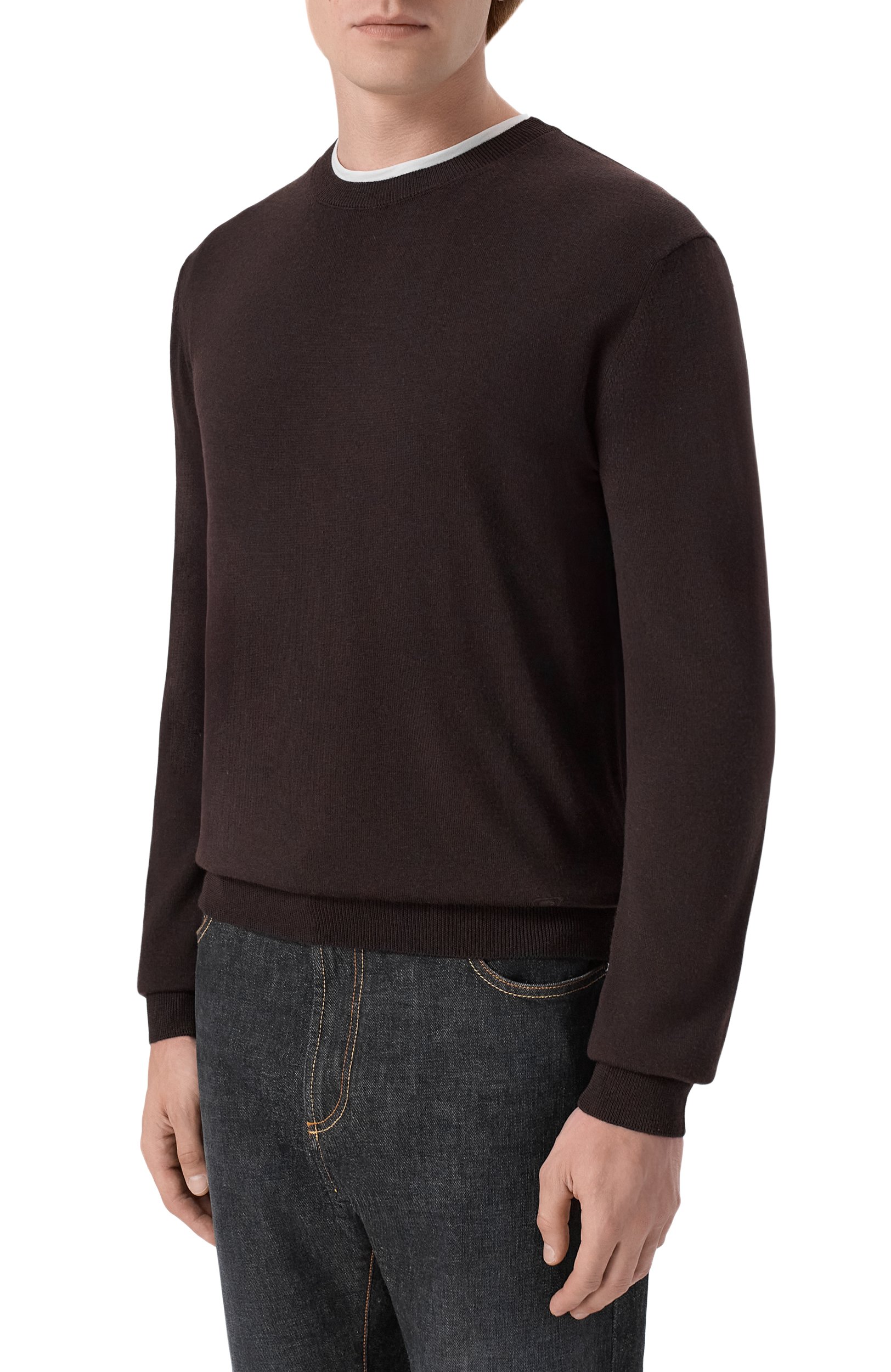 Шерстяной джемпер CORNELIANI, арт. 28M500/2A25100, фото 3