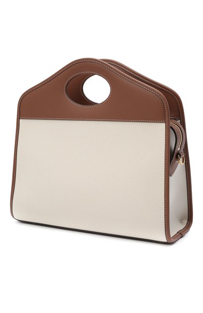 Сумка-тоут BURBERRY коричневого цвета по цене 187500 руб., арт. 8036784, фото 4 Сумка-тоут BURBERRY, арт. 8036784, фото 4