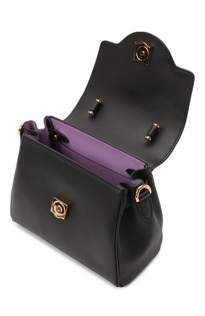 Сумка la medusa small VERSACE черного цвета по цене 263500 руб., арт. DBFI040/DVIT2T, фото 4 Сумка la medusa small VERSACE, арт. DBFI040/DVIT2T, фото 4