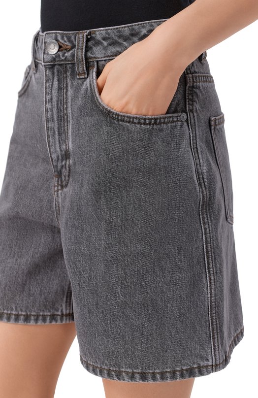 Джинсовые шорты Flared 12 STOREEZ 136374 Серый  136374 Фото 5