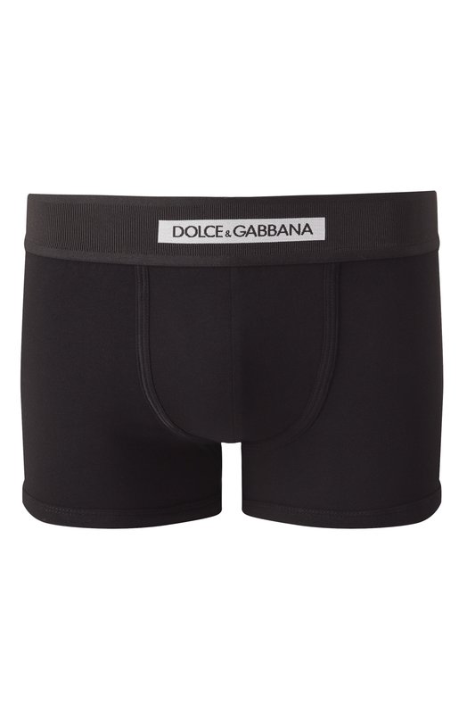 Хлопковые боксеры Dolce & Gabbana M4F37J/0UAIG Чёрный M4F37J/0UAIG