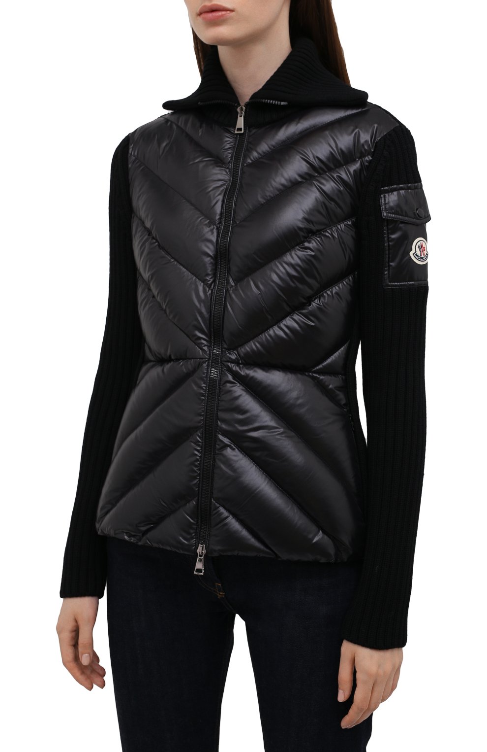 Комбинированный кардиган MONCLER, арт. G2-093-9B000-18-M1131, фото 3