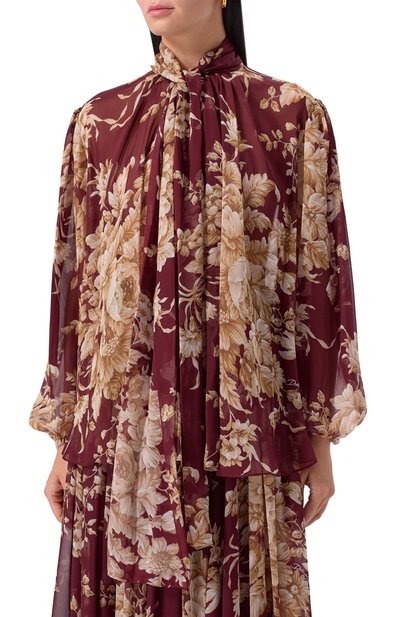 Шелковая блузка DOLCE & GABBANA, арт. F5R62T/IS1Z0, фото 3