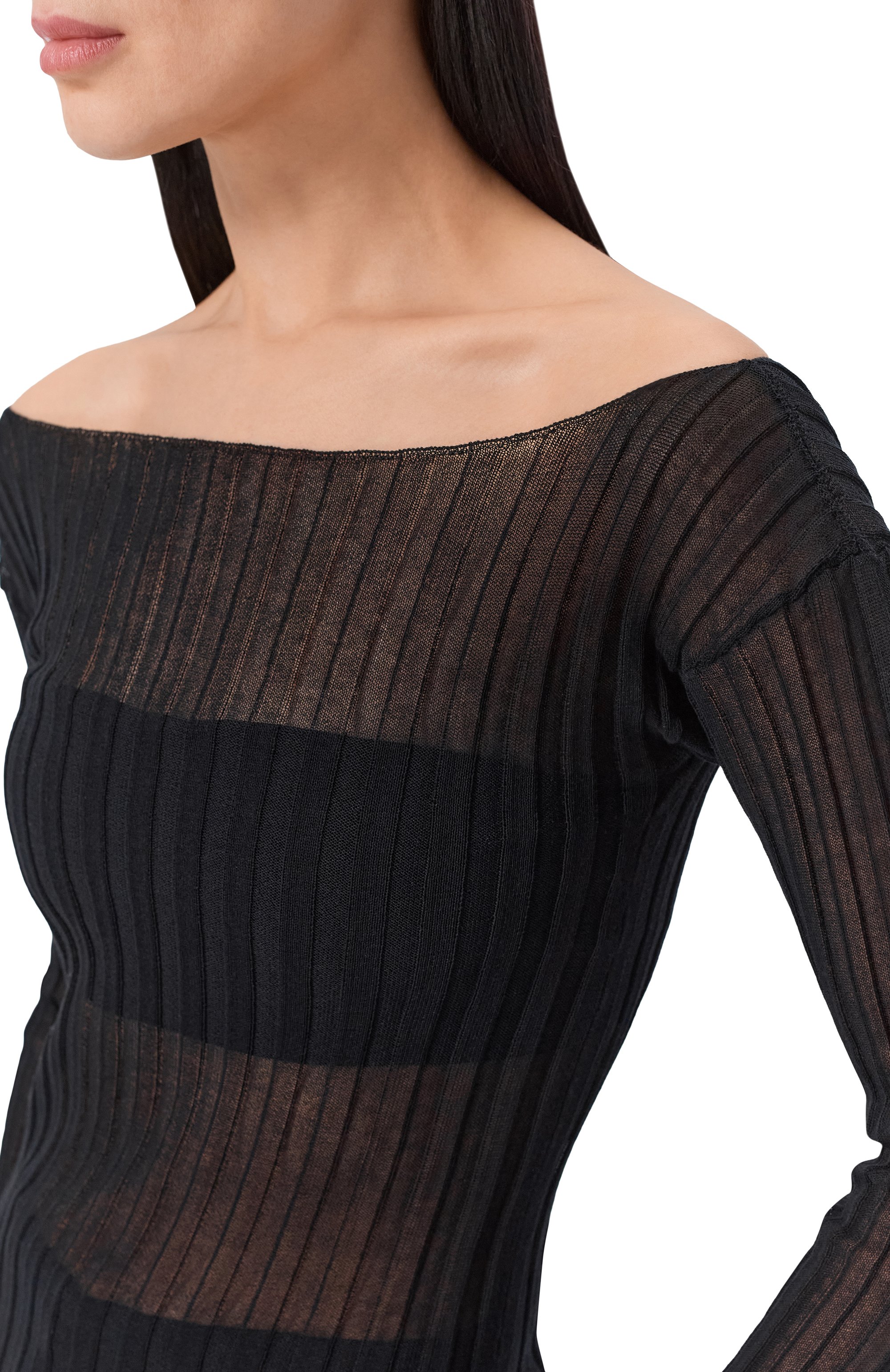 Хлопковый пуловер ISABEL BENENATO черного цвета по цене 39300 руб., арт. DK140S26, фото 5 Хлопковый пуловер ISABEL BENENATO, арт. DK140S26, фото 5