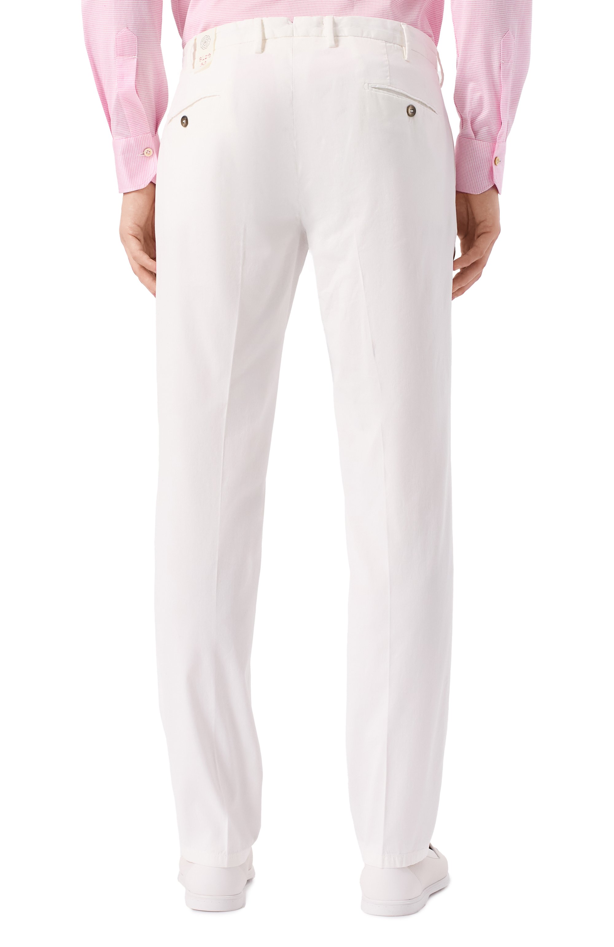 Брюки из хлопка и шелка L.B.M. 1911, арт. 8480/55022, фото 4