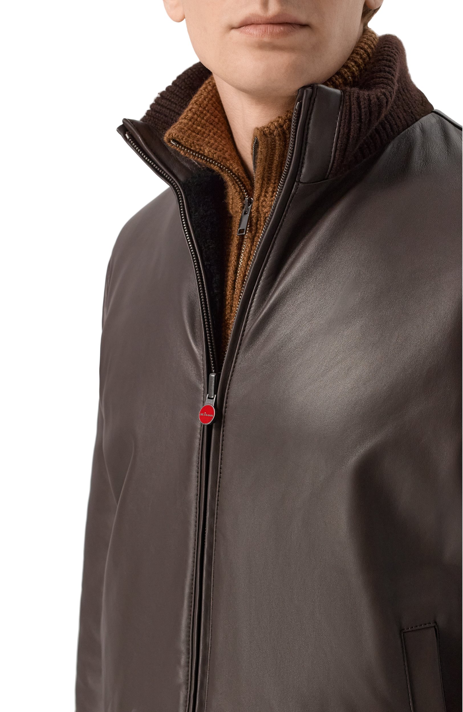 Двусторонняя дубленка из овчины KITON, арт. UW2482SV0413L_001, фото 5