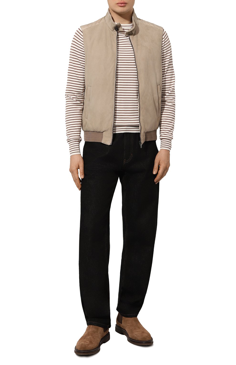 Комбинированный жилет CORNELIANI, арт. 93C5D3-9320107, фото 2