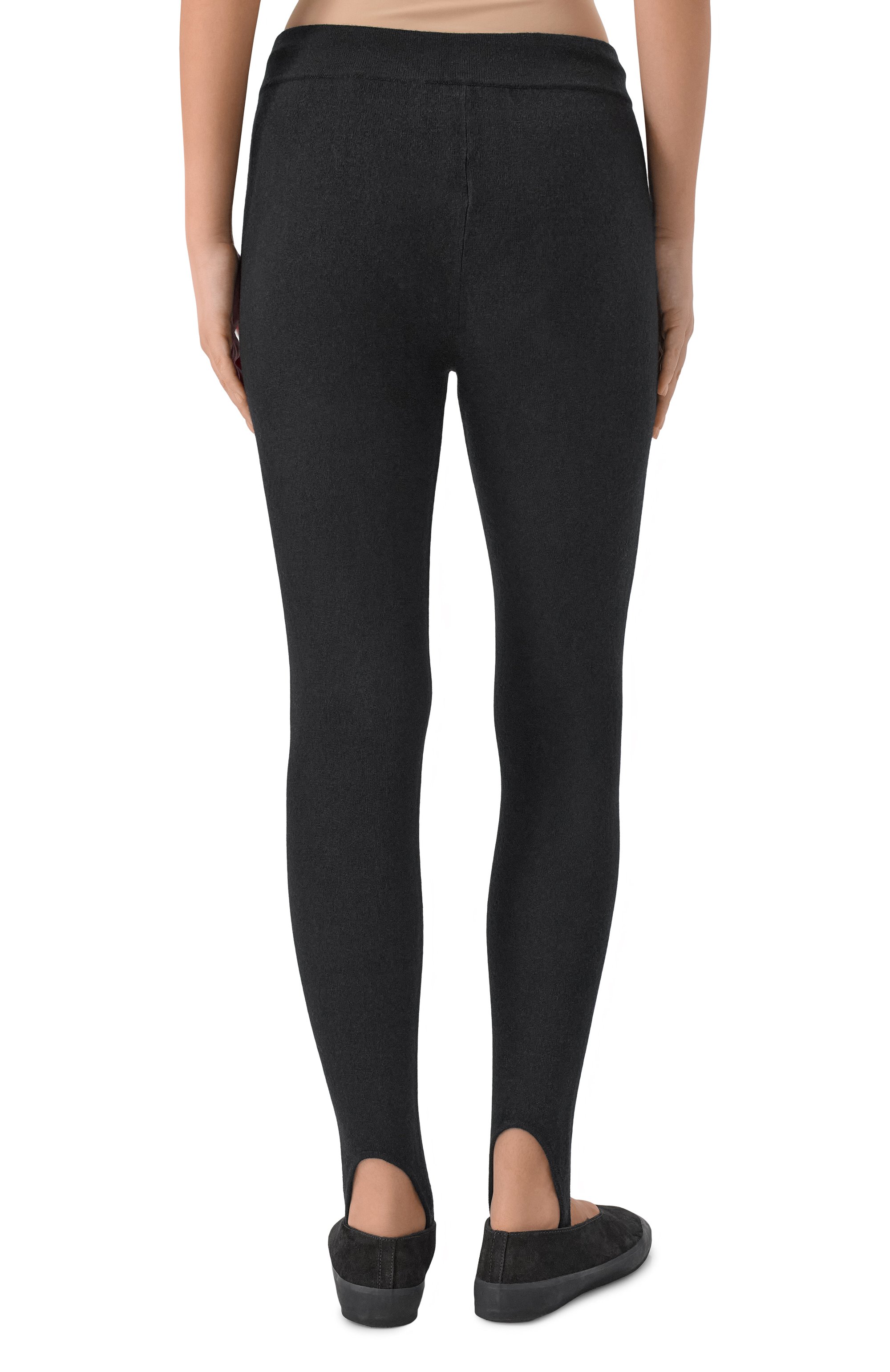 Легинсы из шерсти и кашемира ALLUDE черного цвета по цене 37200 руб., арт. 255/17053, фото 4 Легинсы из шерсти и кашемира ALLUDE, арт. 255/17053, фото 4