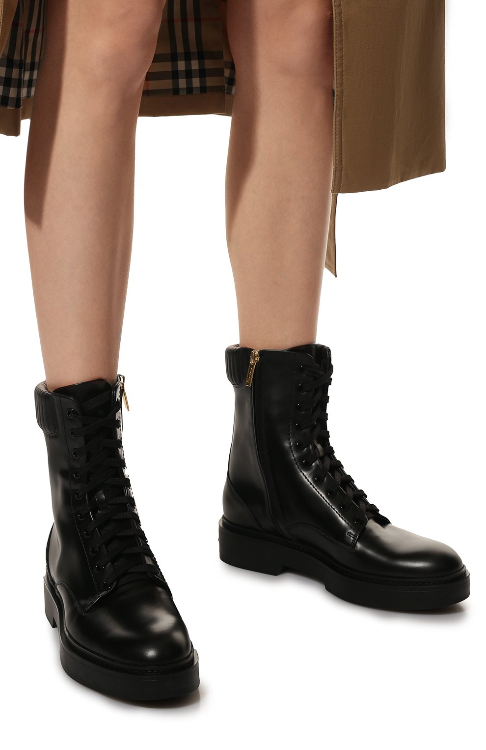 Кожаные ботинки SANTONI, арт. WTHW59569SM0BU0RN01, фото 3