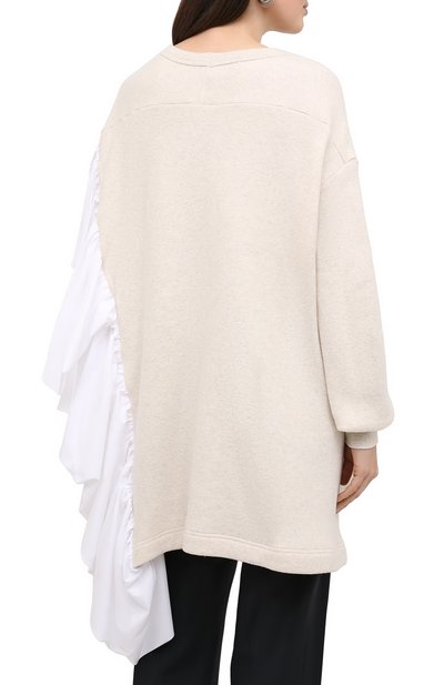 Хлопковый пуловер YOHJI YAMAMOTO, арт. FB-B51-803, фото 4