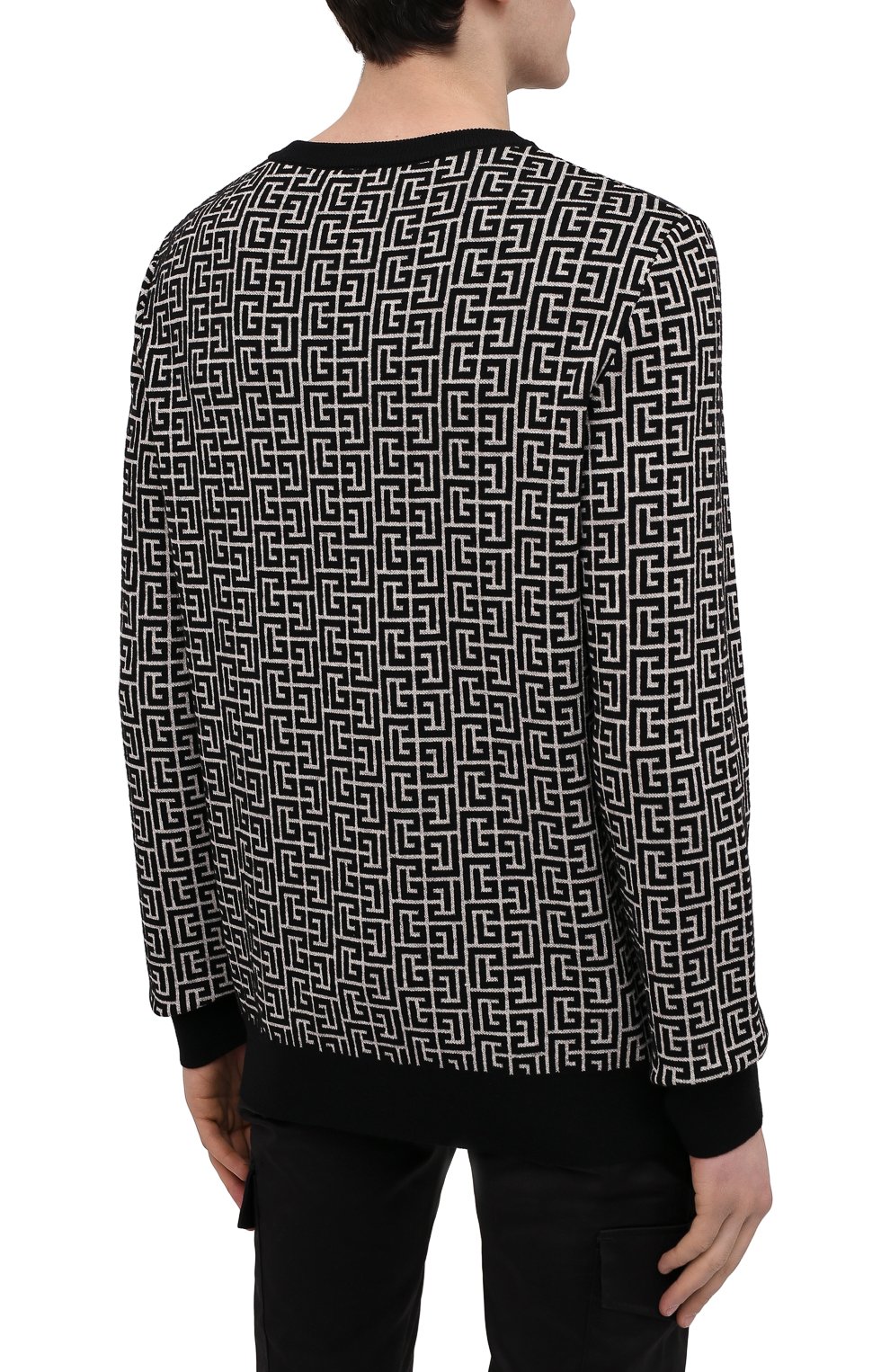 Свитер из шерсти и льна BALMAIN, арт. VH0KD000/K020, фото 4