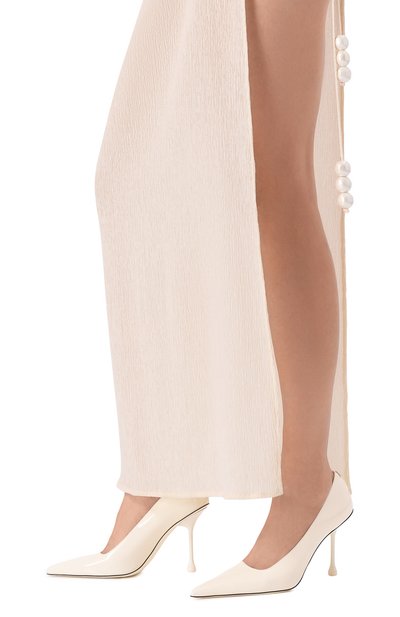 Лакированные туфли ixia 95 JIMMY CHOO кремового цвета по цене 98100 руб., арт. IXIA 95, фото 3 Лакированные туфли ixia 95 JIMMY CHOO, арт. IXIA 95, фото 3