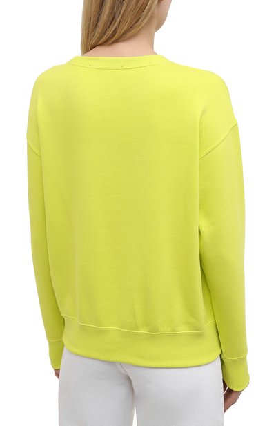 Хлопковый свитшот POLO RALPH LAUREN желтого цвета по цене 16350 руб., арт. 211838080, фото 4 Хлопковый свитшот POLO RALPH LAUREN, арт. 211838080, фото 4