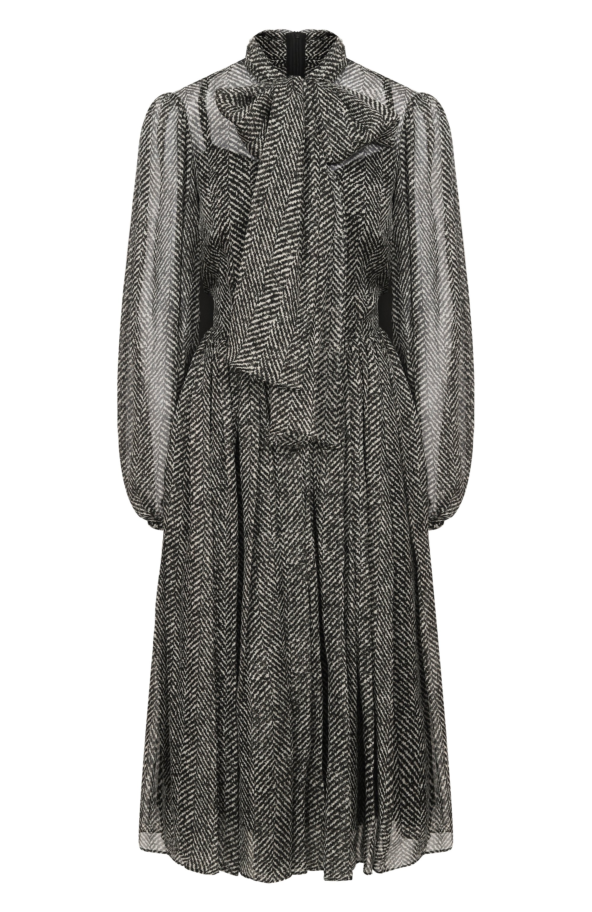 Шелковое платье DOLCE & GABBANA, арт. F6JLJT/IS1ZN, фото 1