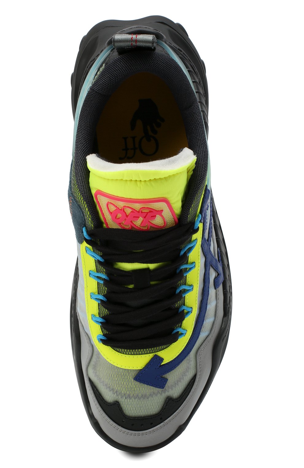 Комбинированные кроссовки odsy-1000 OFF-WHITE, арт. 0MIA139E20FAB0011037, фото 5