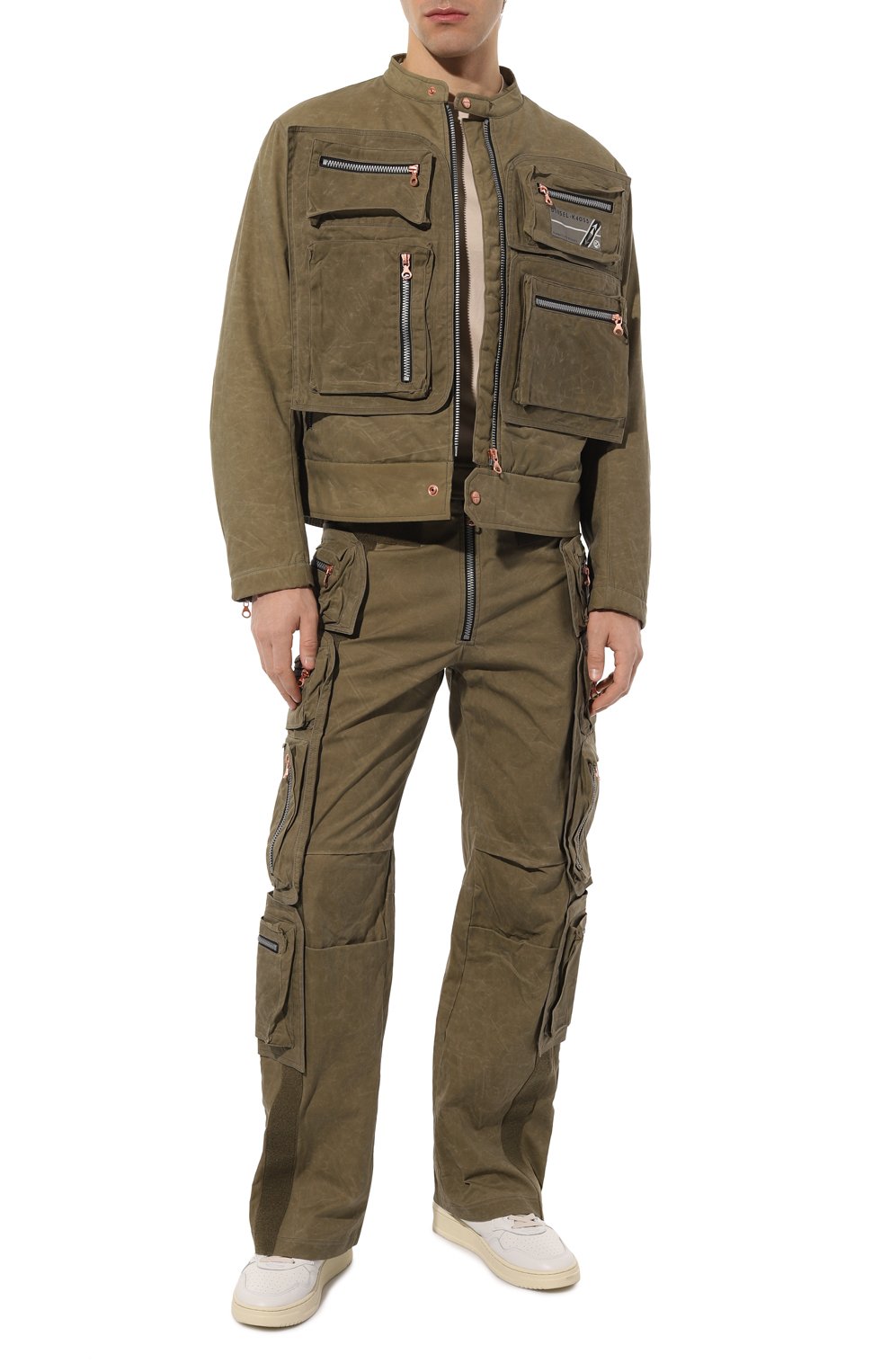 Хлопковые брюки-карго DIESEL, арт. A08490/0WEAT, фото 2