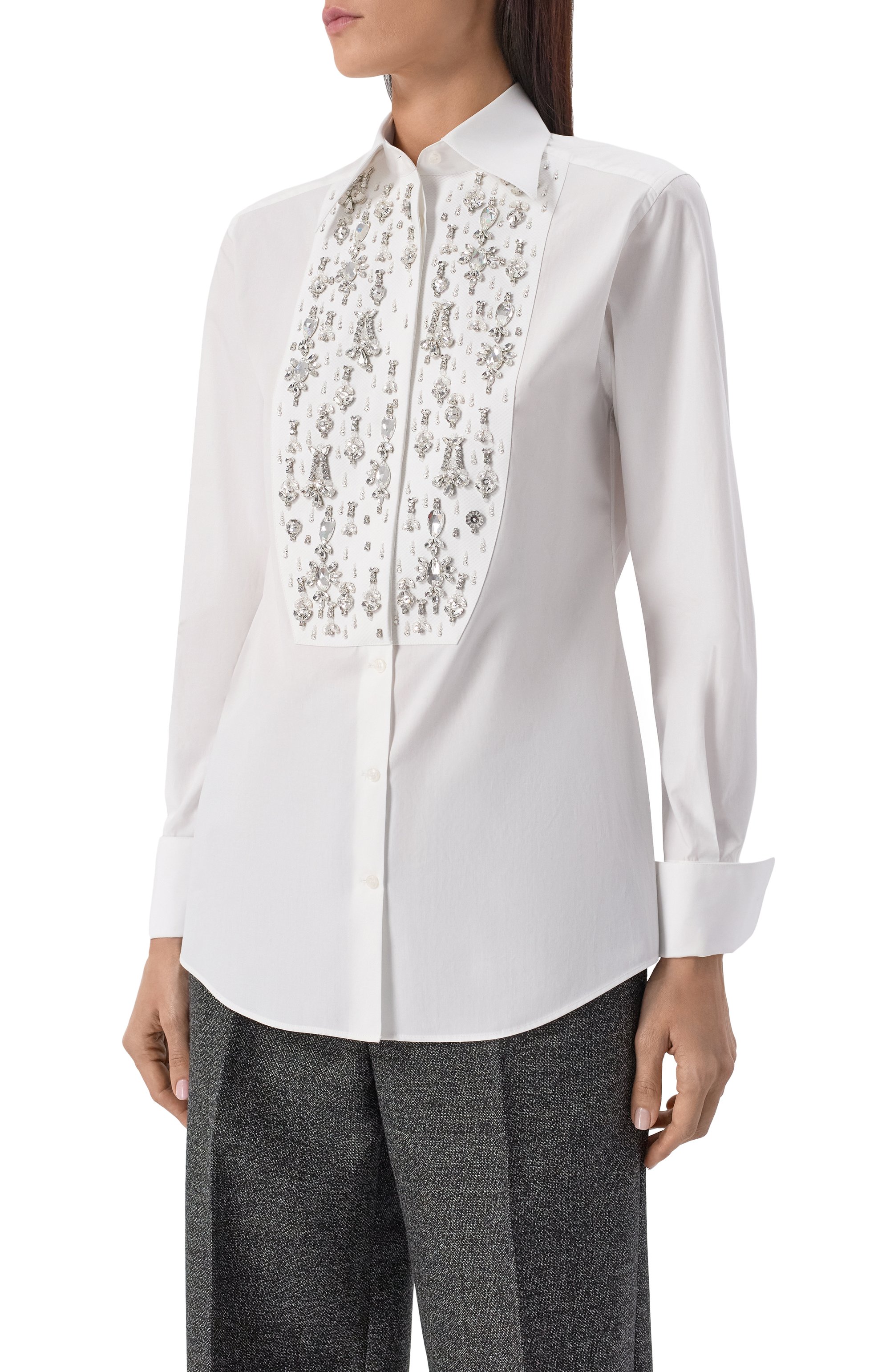 Хлопковая рубашка DOLCE & GABBANA, арт. F5T16Z/FU5T9, фото 3