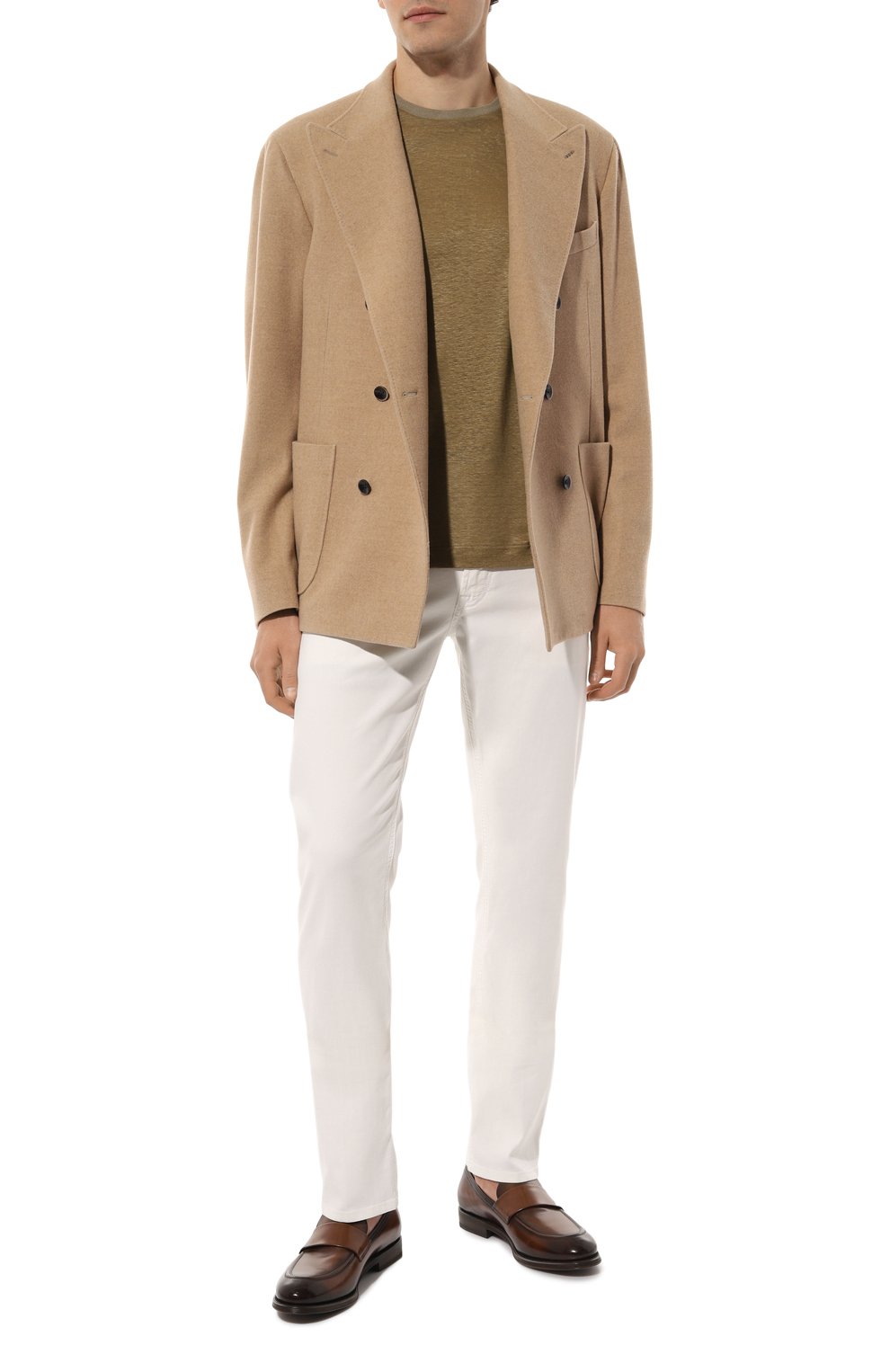 Льняная футболка ZILLI, арт. TSR02AM0800VZLF65M, фото 2