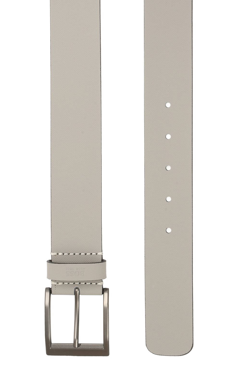 Кожаный ремень BOSS серого цвета по цене 11400 руб., арт. 50455250, фото 2 Кожаный ремень BOSS, арт. 50455250, фото 2