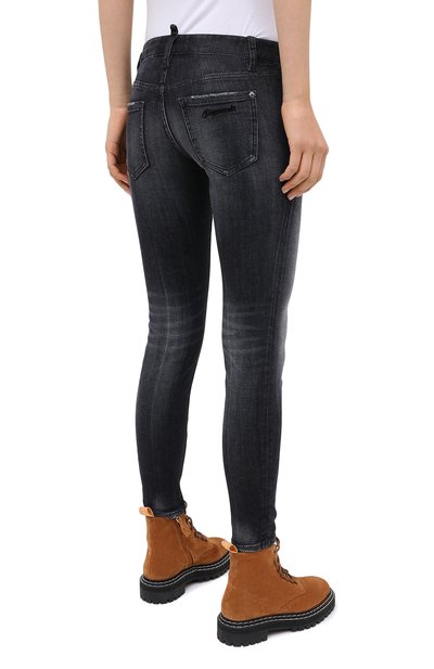Джинсы DSQUARED2 черного цвета по цене 53250 руб., арт. S75LB0382/S30503, фото 4 Джинсы DSQUARED2, арт. S75LB0382/S30503, фото 4