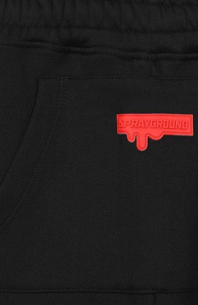 Хлопковые брюки SPRAYGROUND, арт. SPY1516GBLK/CREATIVE DEPT. 0VER PANTS BLACK, фото 3