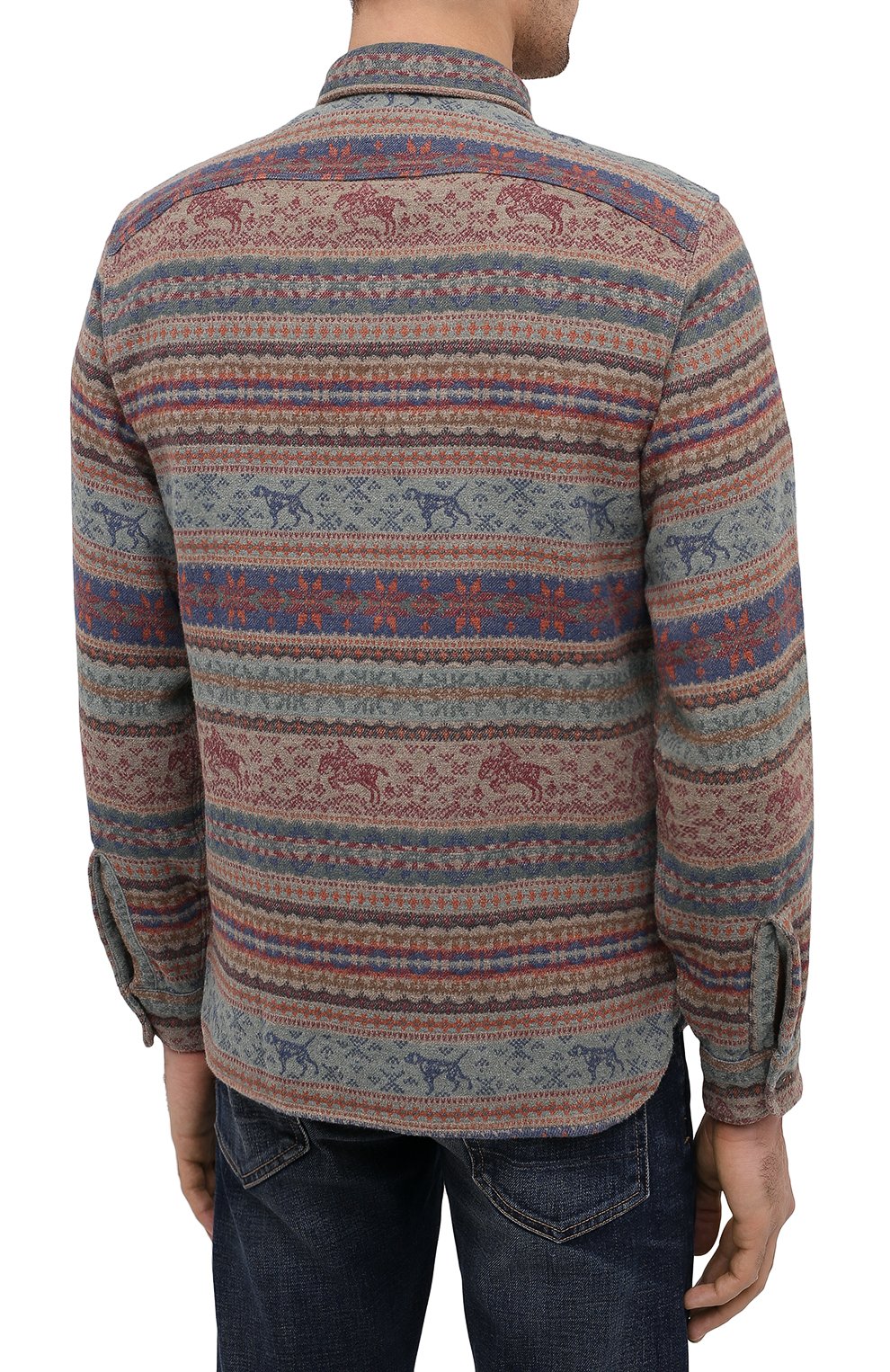 Хлопковая рубашка RRL, арт. 782799941, фото 4