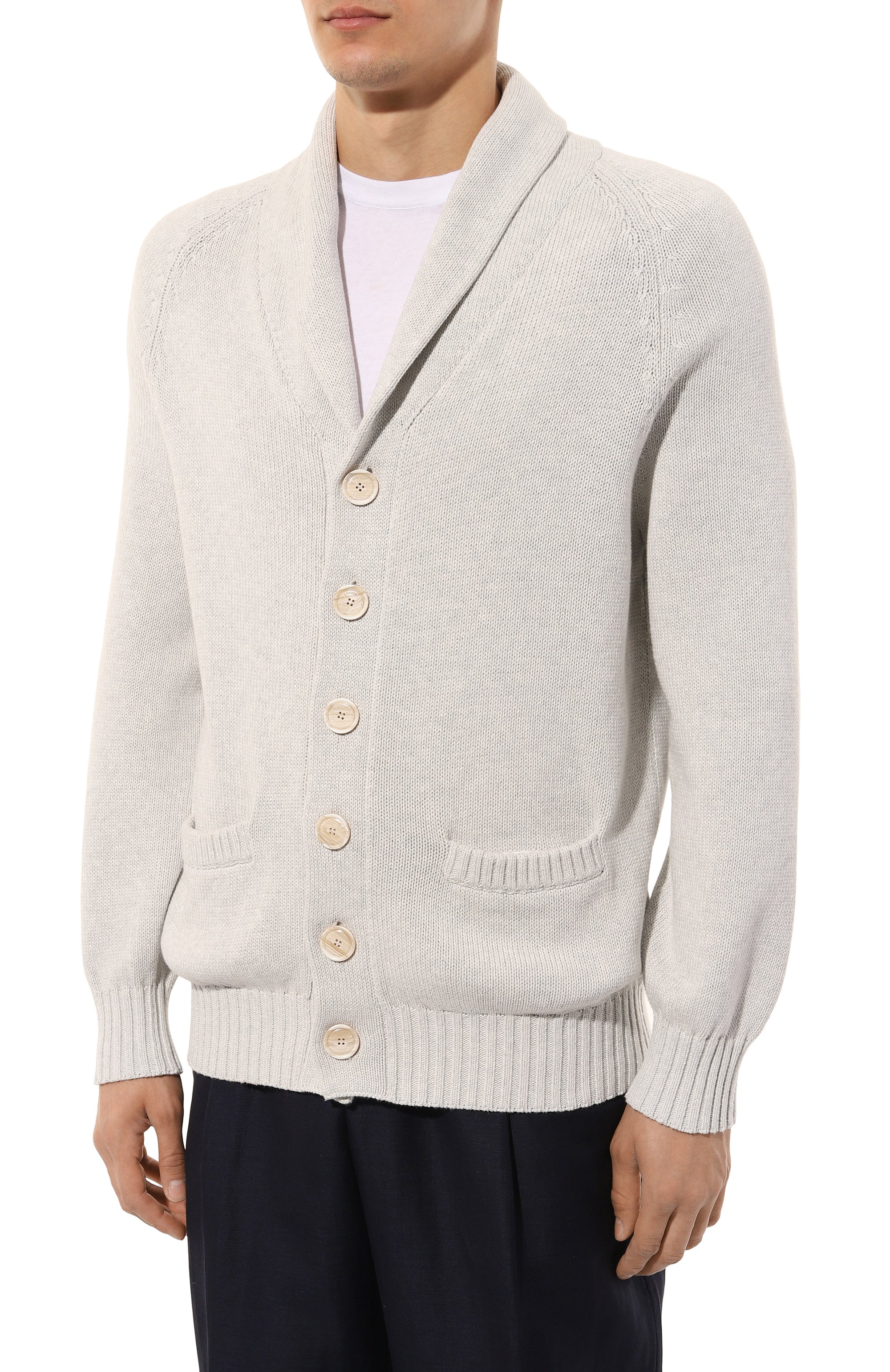 Хлопковый кардиган BRUNELLO CUCINELLI, арт. M2859916, фото 3