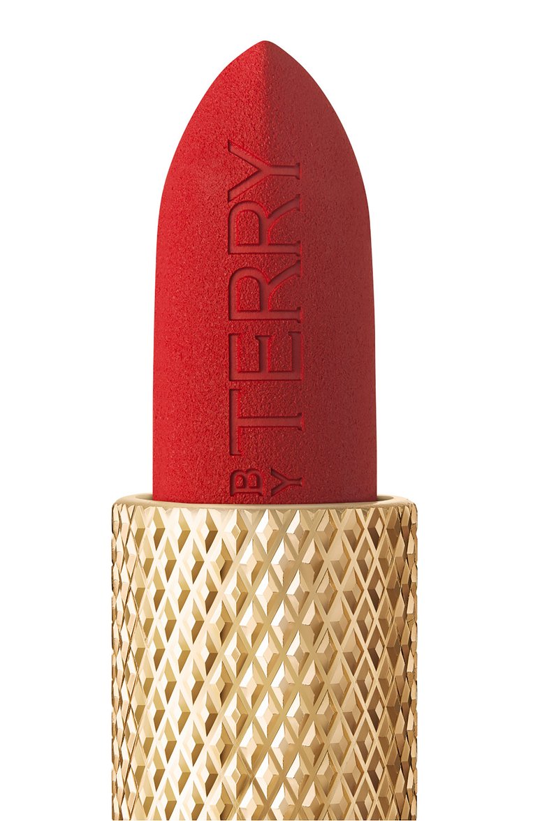 Увлажняющая помада с матовым финишем rouge opulent, оттенок 8 mon rouge (3,5g) BY TERRY  цвета, арт. V24000208 | Фото 3 (Финишное покрытие: Матовый; Региональные ограничения белый список (Axapta Mercury): Не проставлено; Нос: Не проставлено)