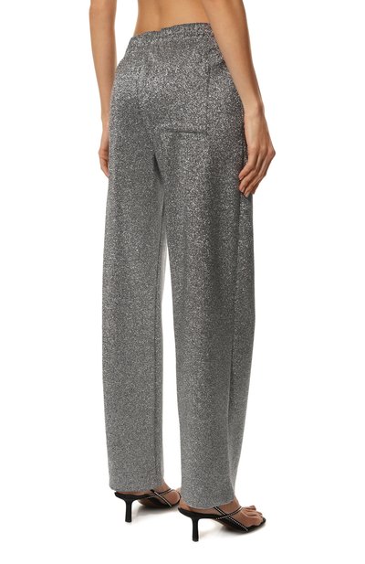 Брюки DRIES VAN NOTEN серебряного цвета по цене 74850 руб., арт. 222-011123-5182, фото 4 Брюки DRIES VAN NOTEN, арт. 222-011123-5182, фото 4