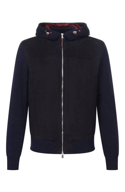 Мужской комбинированный кардиган BRUNELLO CUCINELLI, арт. MPCLF2053