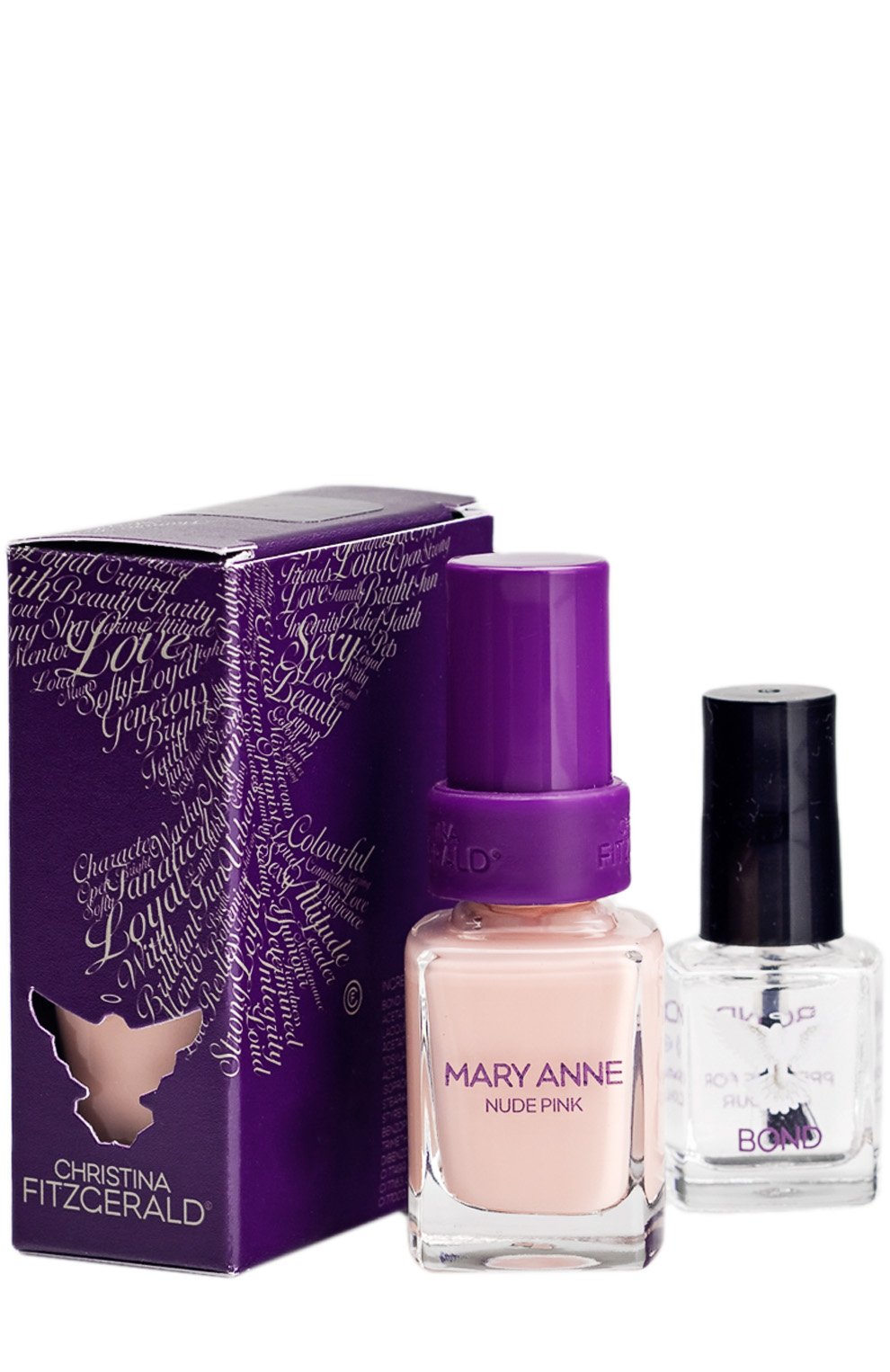 Лак для ногтей \телесно розовый\" mary anne nude pink + bond" CHRISTINA FITZGERALD, арт. 9333381000828, фото 1