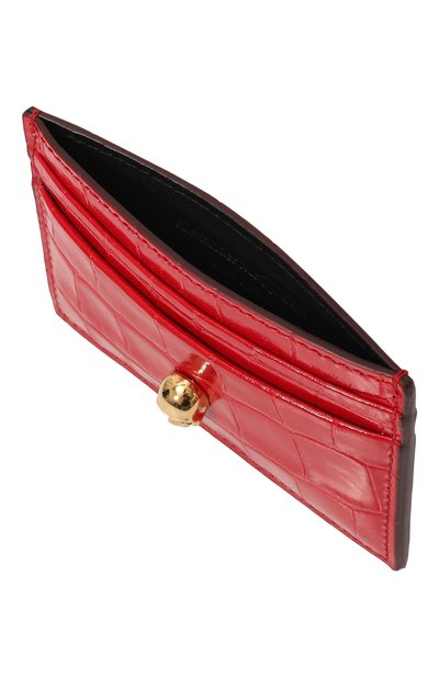 Кожаный футл яр для кредитных карт ALEXANDER MCQUEEN, арт. 632038/1JMFG, фото 3