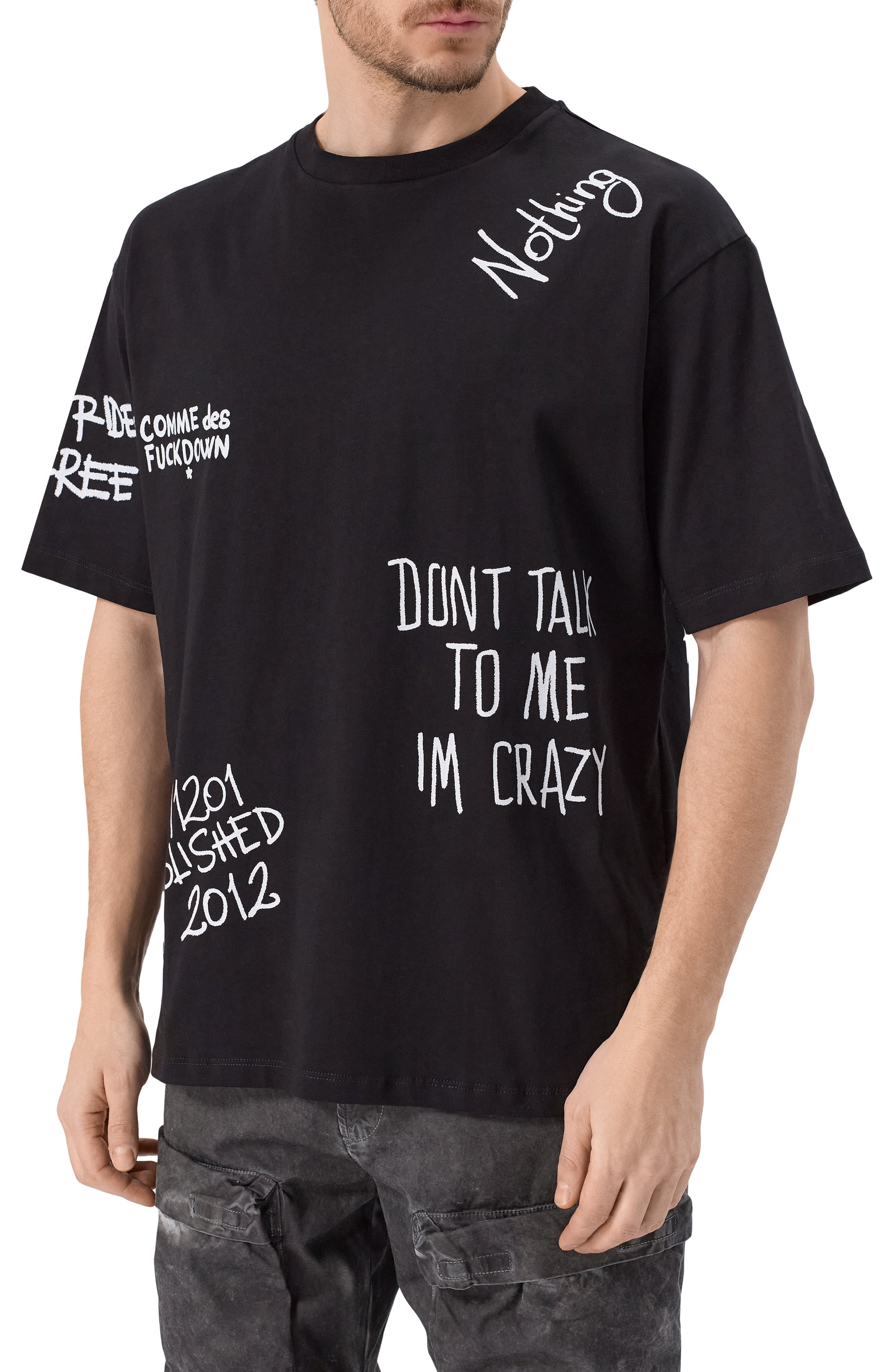 Хлопковая футболка COMME DES FUCKDOWN, арт. CFABM01552, фото 3