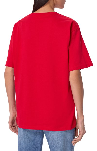 Хлопковая футболка VALENTINO, арт. 6B3MG24Q/95W, фото 4