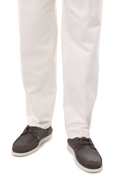 Замшевые топсайдеры KITON, арт. USSA062N00985, фото 3