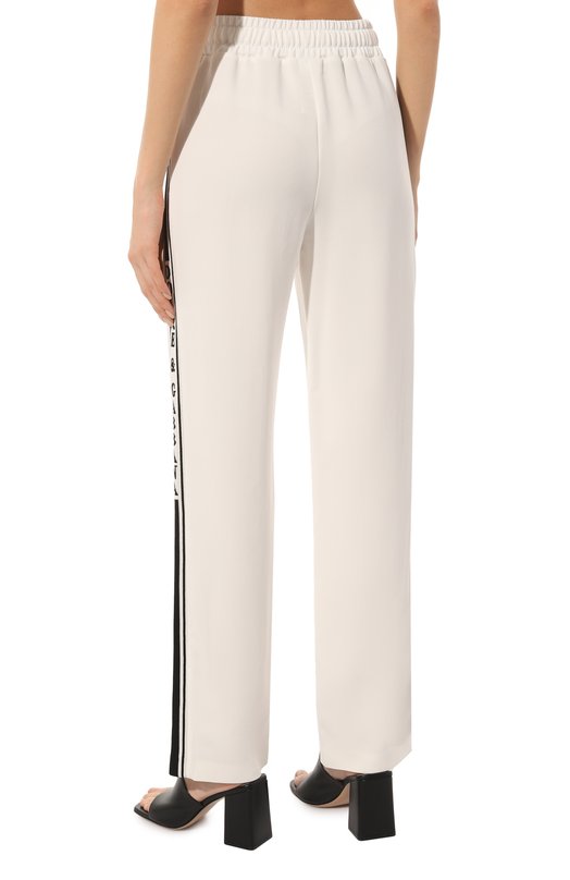 Брюки из вискозы Dolce & Gabbana FTCTWT/FUIAH Белый  FTCTWT/FUIAH Фото 4