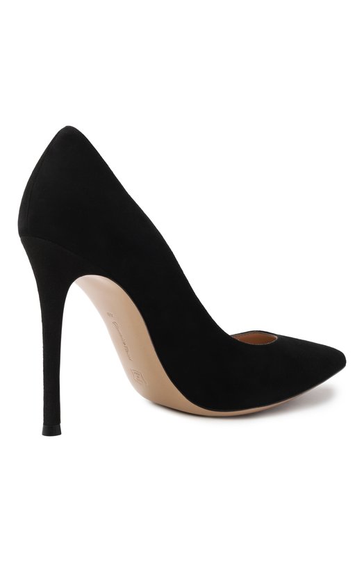 Замшевые туфли Gianvito 105 Gianvito Rossi G28470.15RIC.CAMNER0 Чёрный  G28470.15RIC.CAMNER0 Фото 5