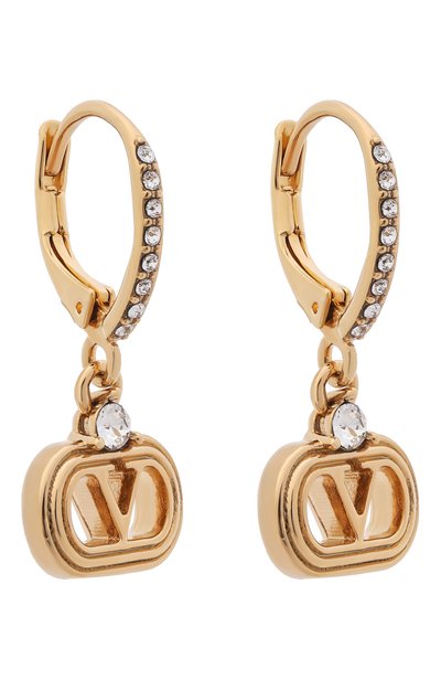 Серьги VALENTINO золотого цвета по цене 46150 руб., арт. 9W2J0AI3/YCW, фото 3 Серьги VALENTINO, арт. 9W2J0AI3/YCW, фото 3