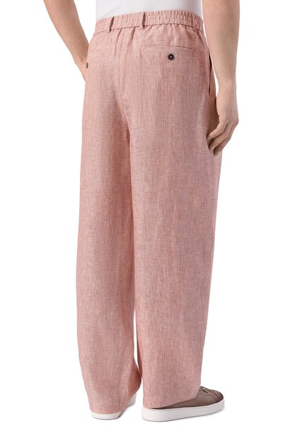 Льняные брюки 12 STOREEZ, арт. 137198, фото 4