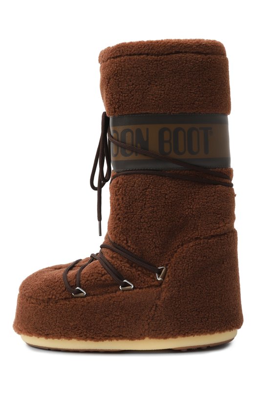 Текстильные сапоги Icon Moon Boot 80D1403080 Коричневый  80D1403080 Фото 4
