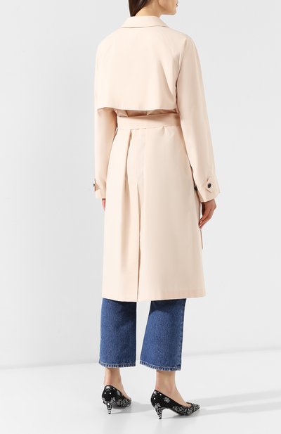 Пальто car coat из смеси хлопка и шелка BURBERRY, арт. 8007010, фото 4