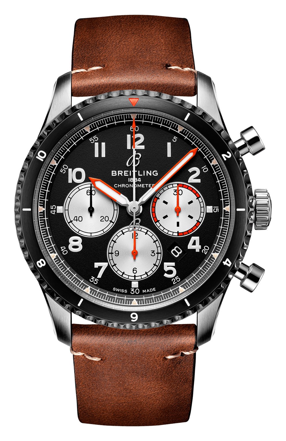 Часы aviator 8 b01 chronograph 43 mosquito BREITLING, арт. AB01194A1B1X1, фото 1