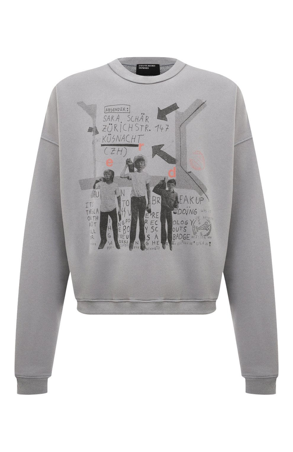 Хлопковый свитшот ENFANTS RICHES DEPRIMES, арт. 020-433, фото 1